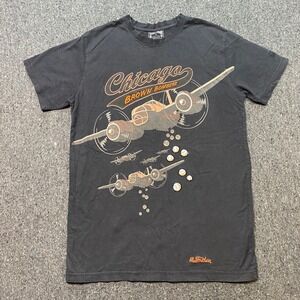 Stall & Dean Chicago Brown Bombers TShirt Sz M Mens Black Negro Leagues Graphic